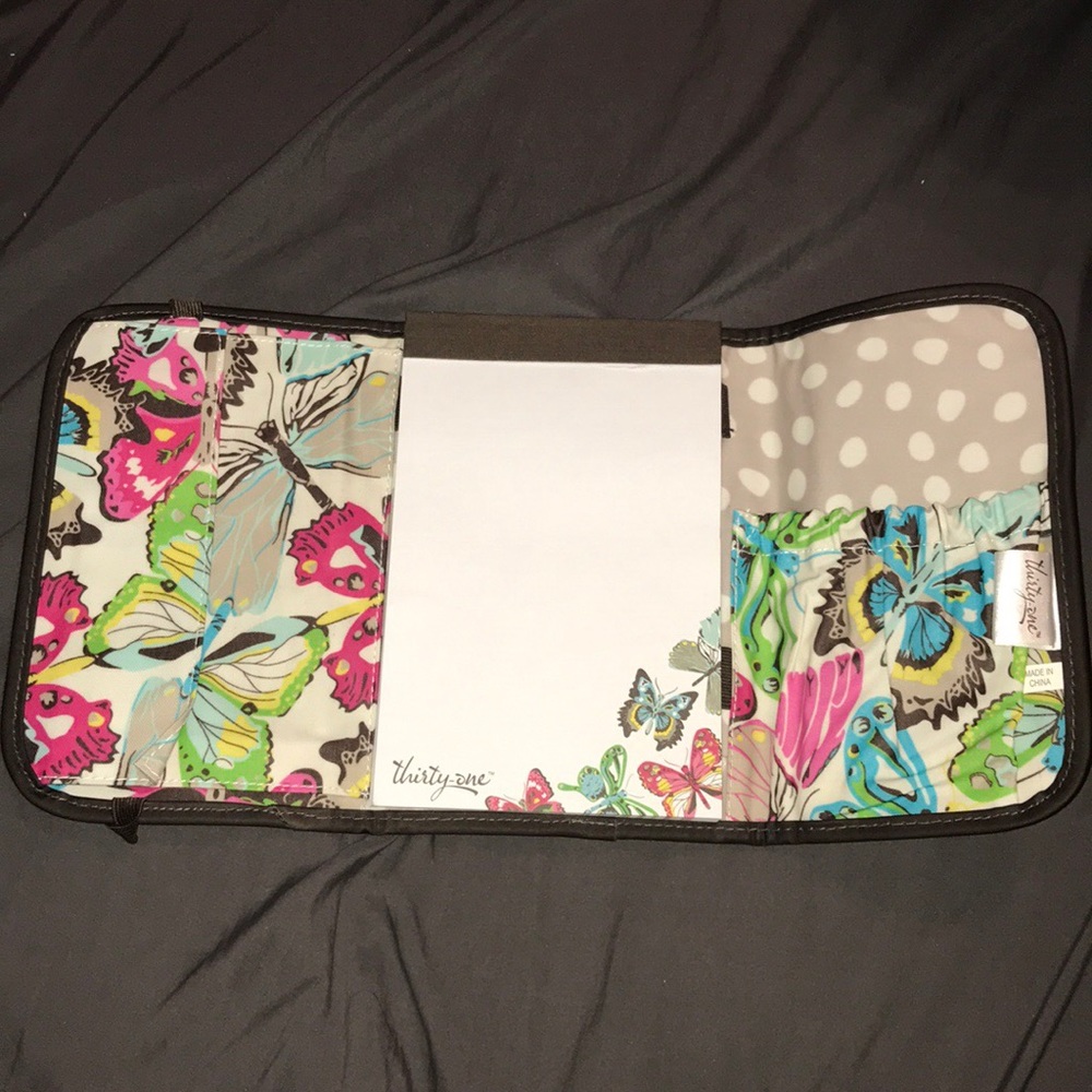 Thirty-One clutch notebook